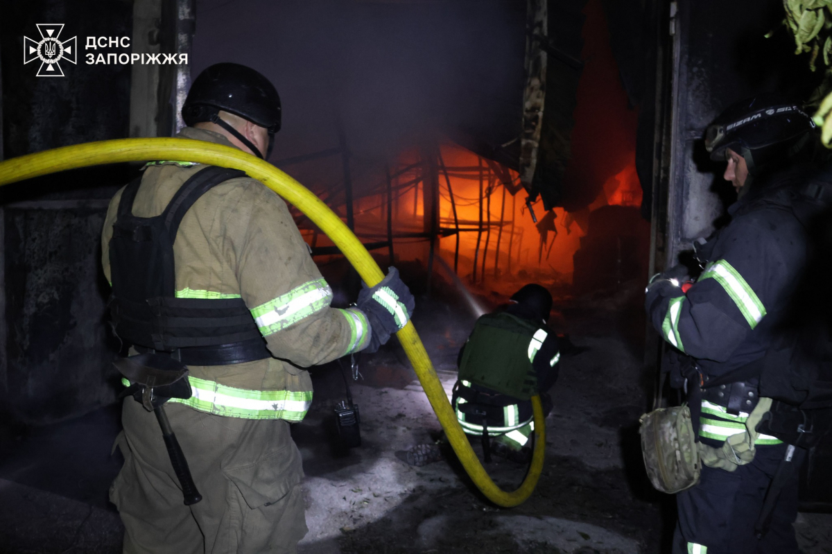 Окупанти атакували "шахедами" серед ночі - внаслідок ударів по Запорізькому району постраждала жінка (фото)