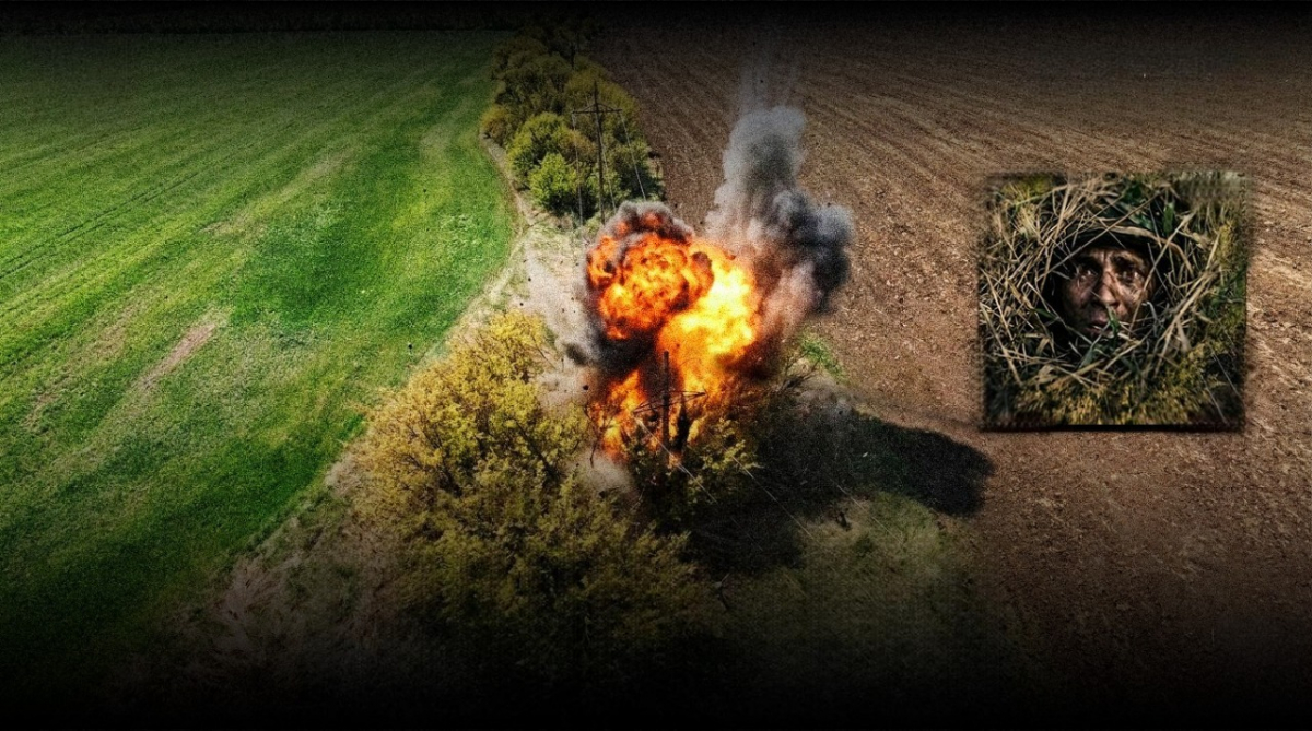 Бійці 33 штурмового полку разом із дронами виявили окупантів у кущах і знищили їх на позиціях