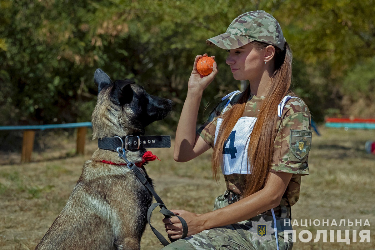 Змагання разом з чотирилапими напарниками - у Запоріжжі пройшов чемпіонат серед кінологів силових структур