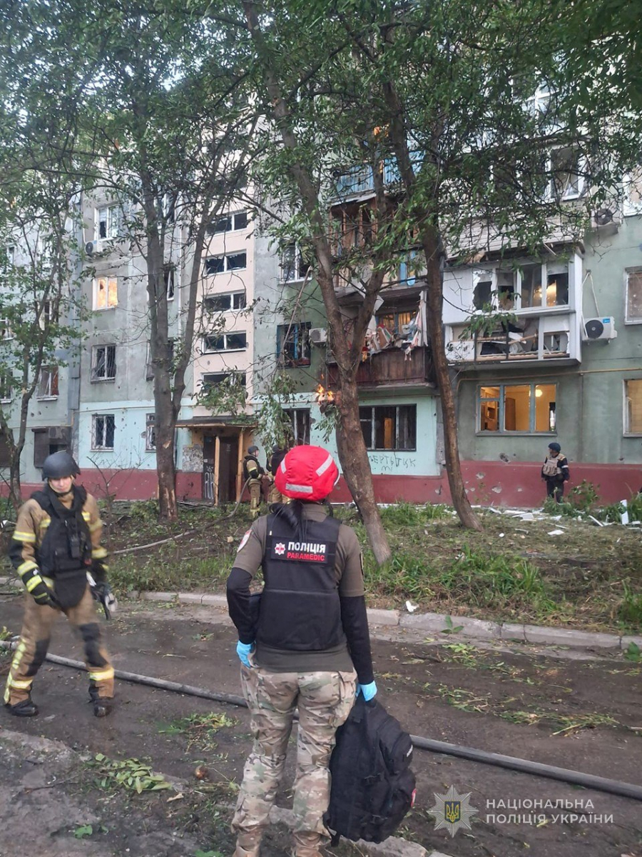 Наслідки ворожого удару по Запоріжжю 29 травня