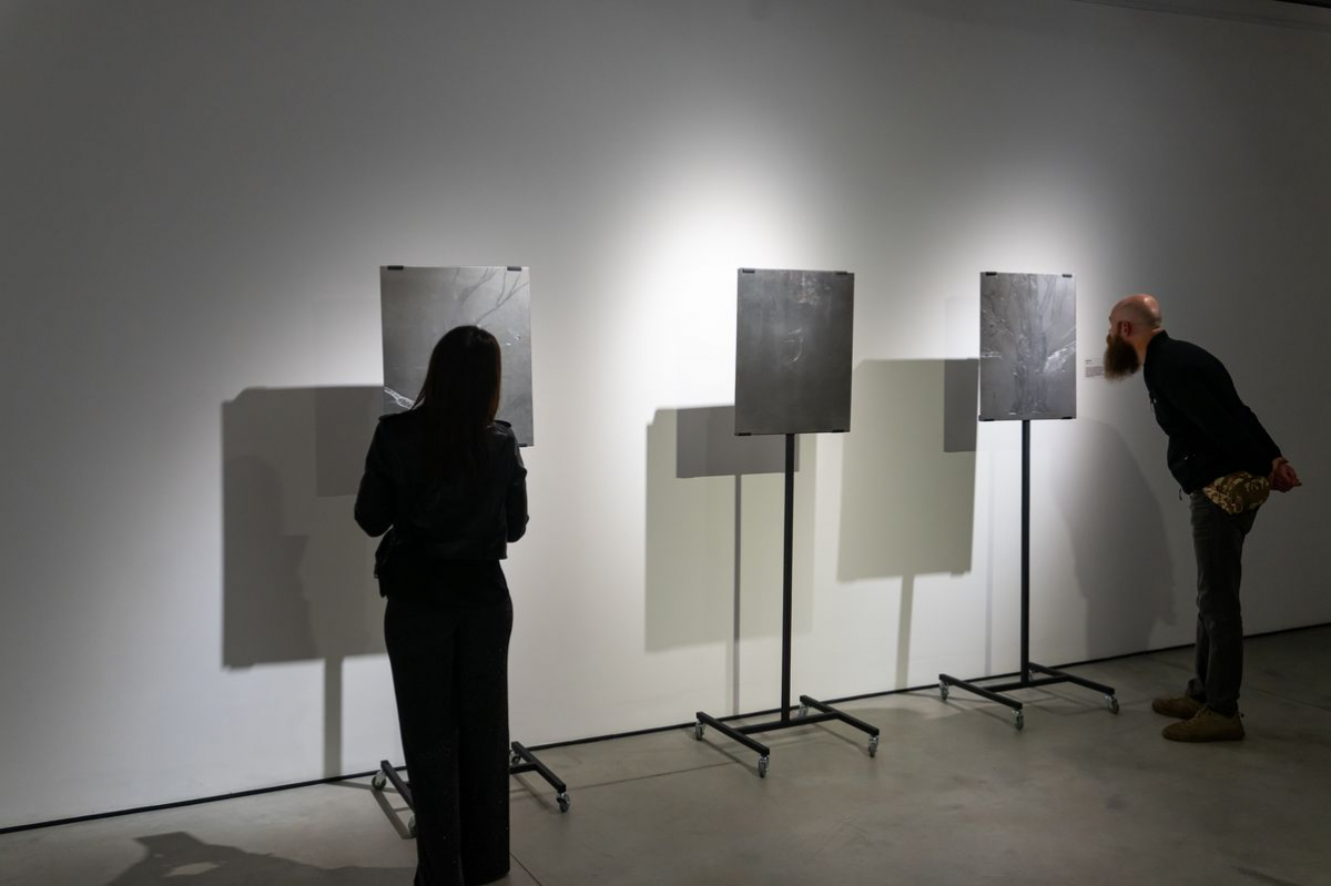 Металеві кістки і сталеві картини - у Запоріжжі відкрили символічну виставку про місто (фото)