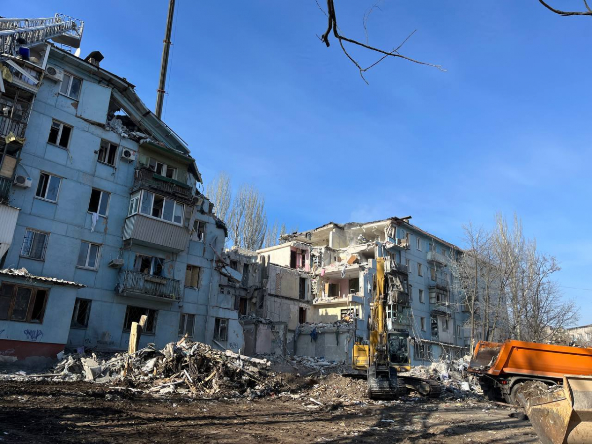 У зруйнованому російської ракетою запорізькому будинку загинула восьмимісячна дівчинка