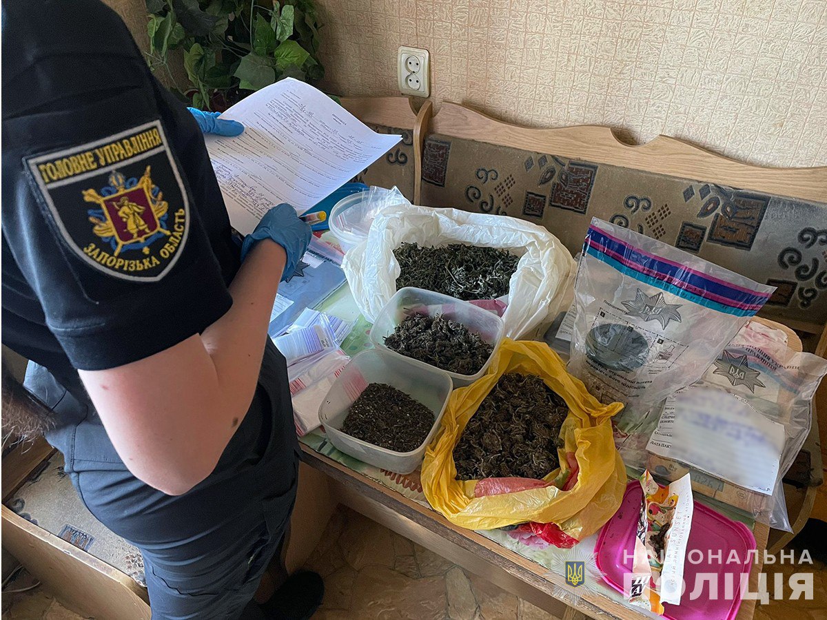 Наркотики на мільйон - у Запоріжжі затримали банду ділків