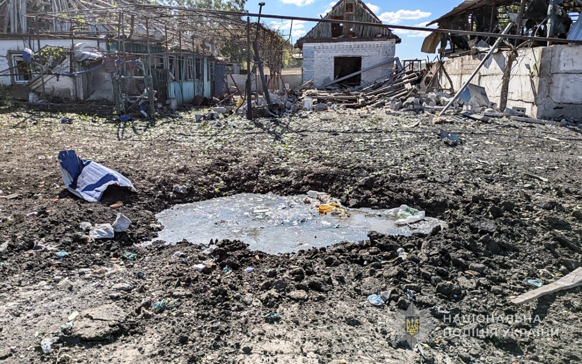Наслідки ворожих обстрілів населених пунктів Запорізької області за добу 2 жовтня, фото Нацполіції