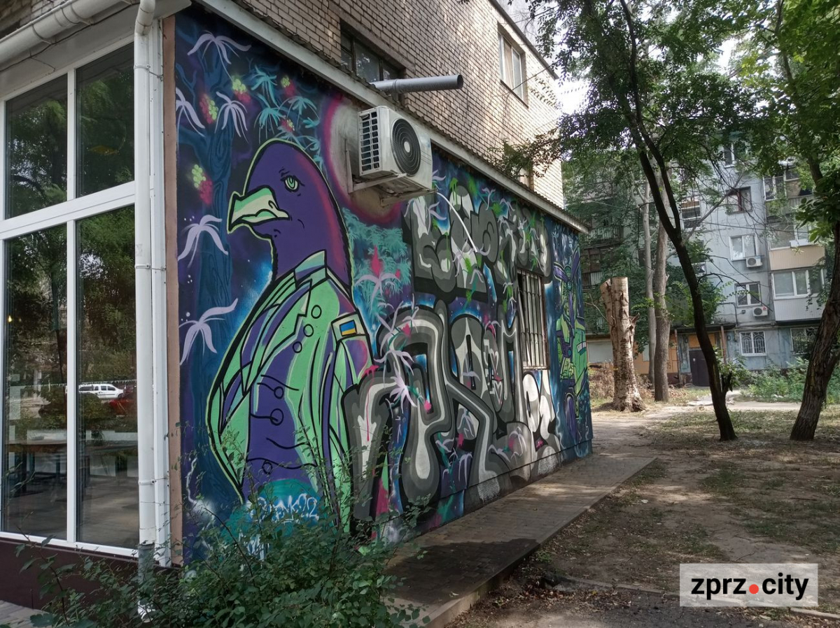 У Запоріжжі з'явились нові цікаві роботи вуличних художників: фото