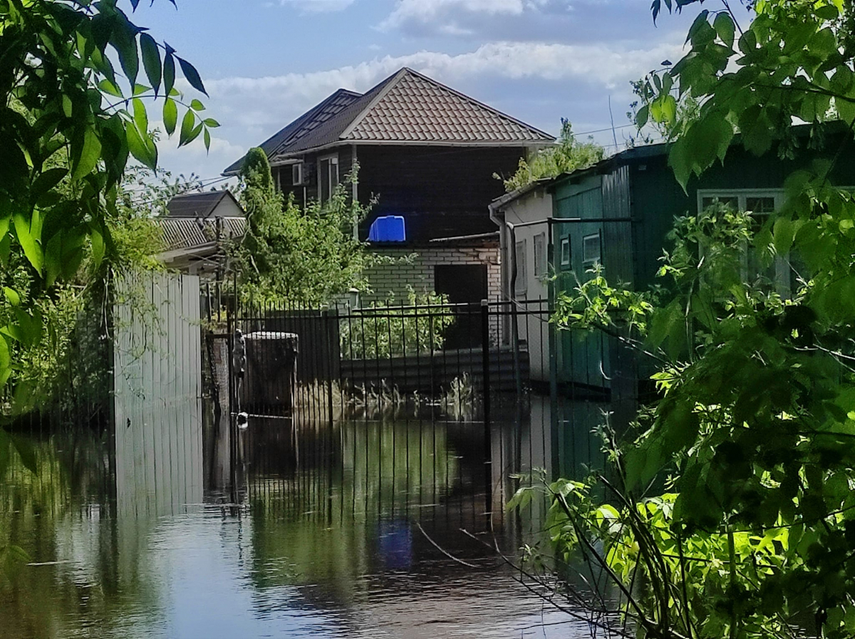 Вода продовжує прибувати: як виглядає затоплене село під Запоріжжям (фото)
