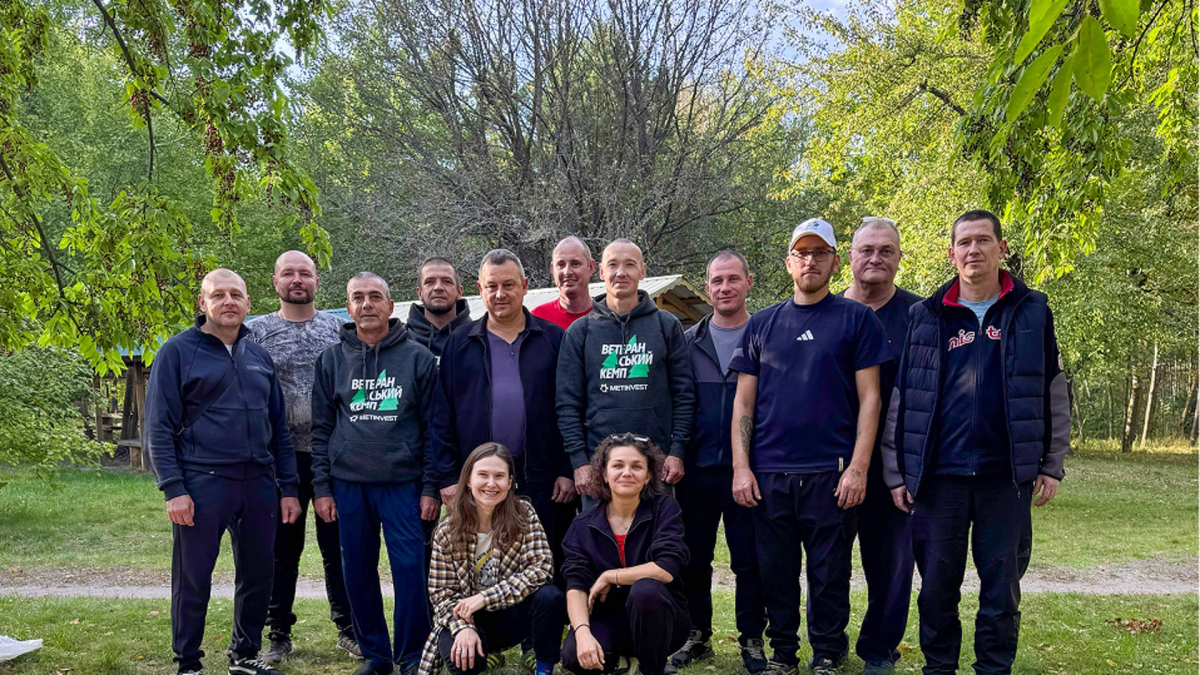 Ветерани «Запоріжсталі» пройшли реабілітацію за програмою Метінвесту