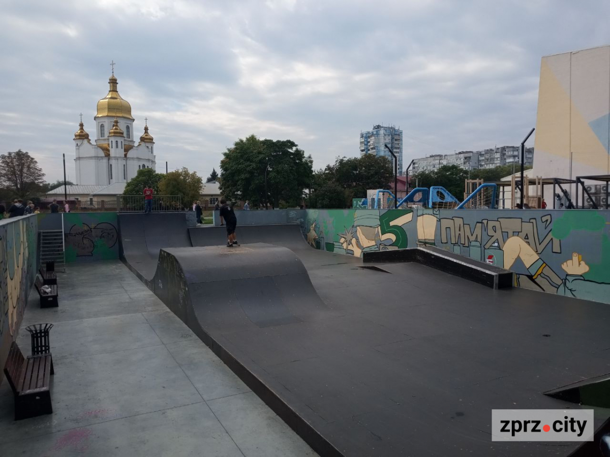 Колишній фонтан у Хортицькому