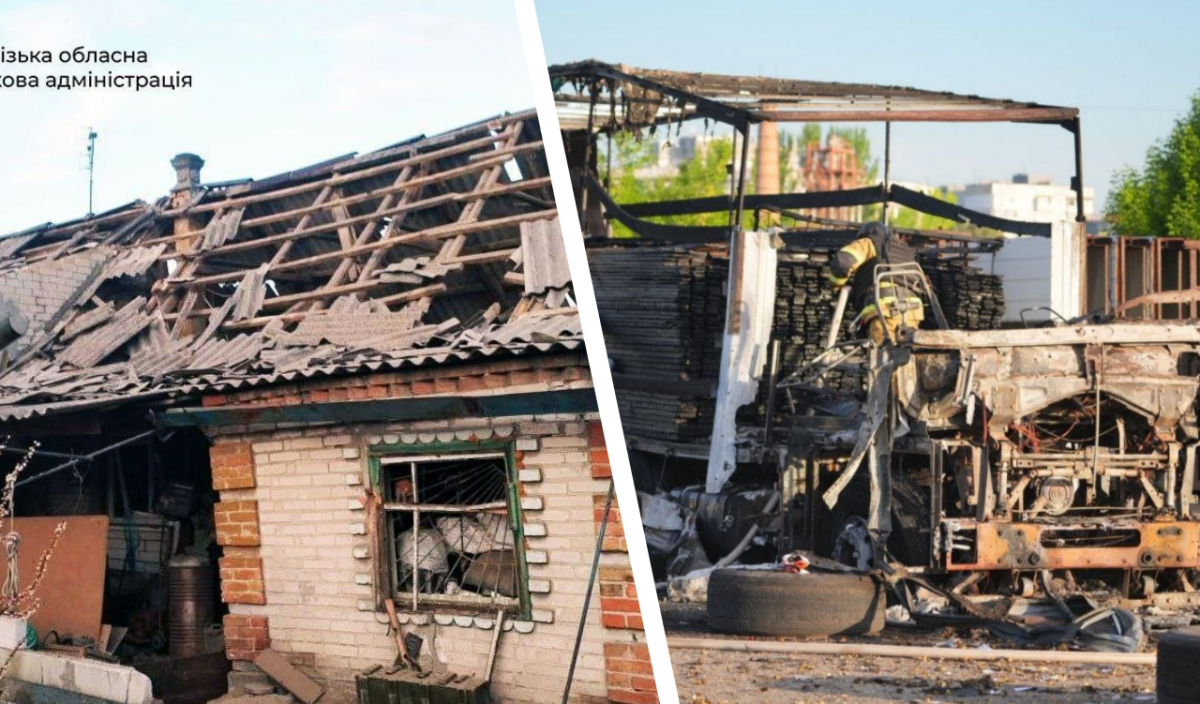 Троє мешканців Запорізького району постраждали від ударів російських дронів