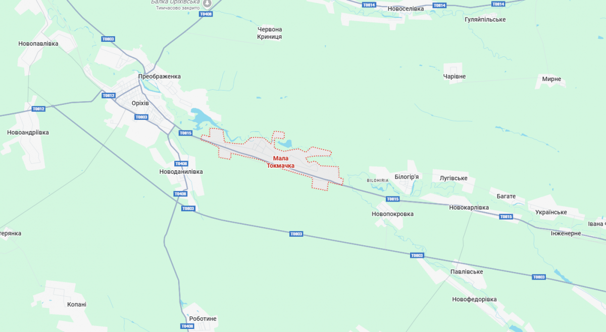 Мала Токмачка під контролем ЗСУ - у Силах оборони спростували інформацію про окупацію села