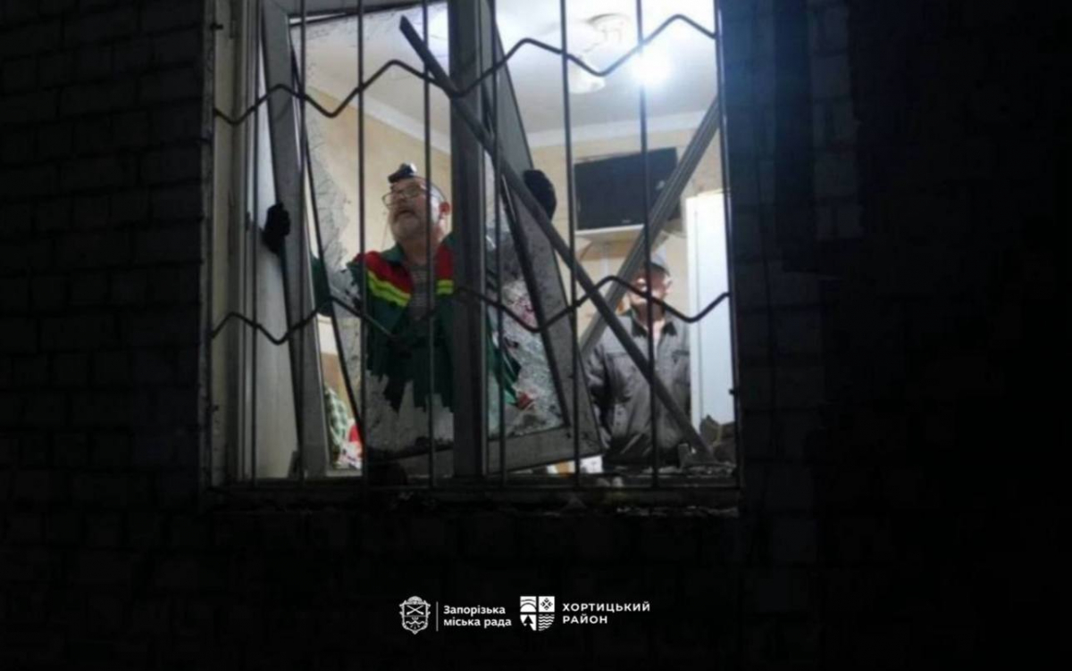 Удар по багатоповерхівці Хортицького району Запоріжжя