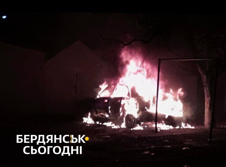 У Бердянську підірвали автомобіль голови окупаційної ради – що відомо