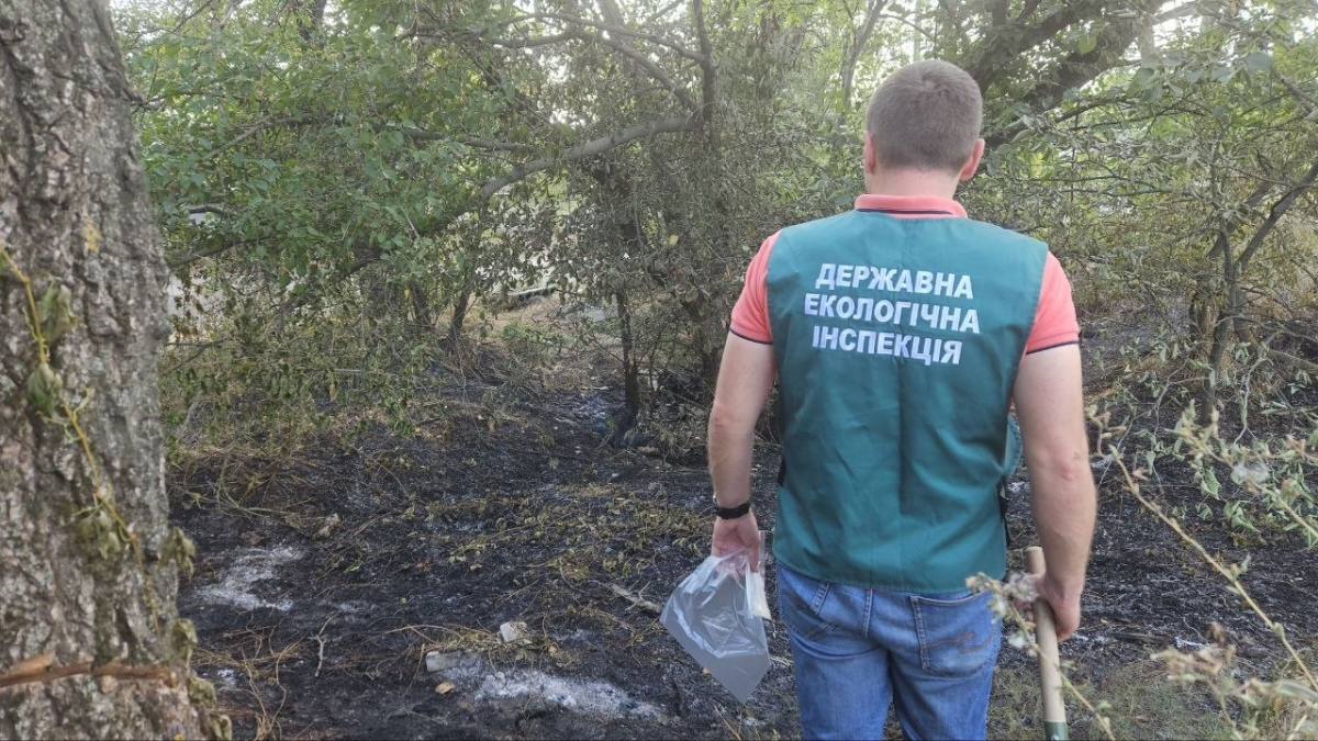 Вирви, згарища та уламки: екологи обстежили уражені обстрілами території Запоріжжя (фото)