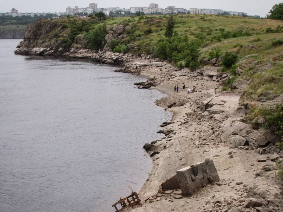 Як виглядає заповідне урочище в Запоріжжі після зниження рівня води – фото