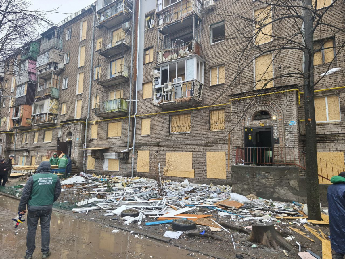 Наслідки атаки дронів по Запоріжжю зафіксувала Державна екоінспекція