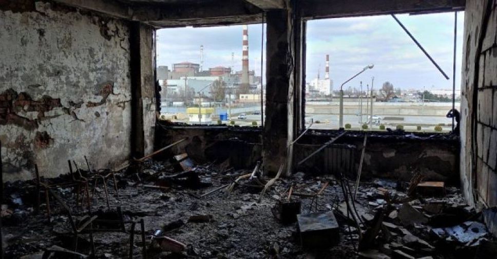 Як російські окупанти зруйнували тренувальний центр ЗАЕС в Енергодарі - фото