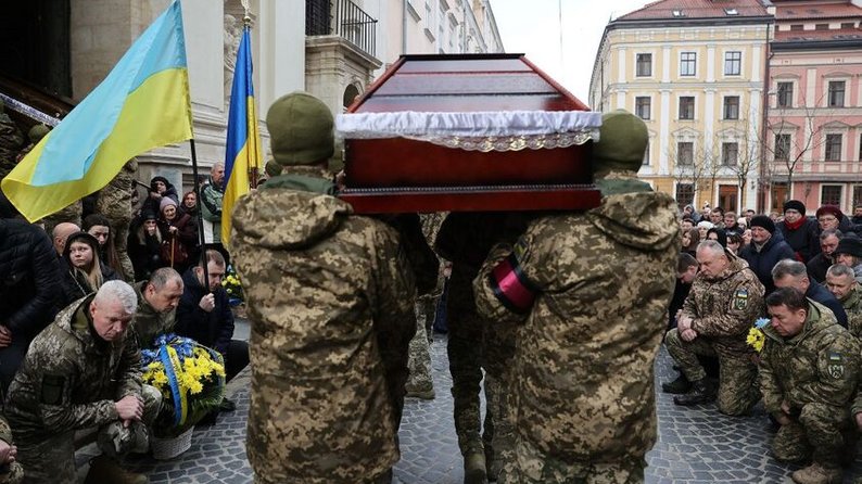 Загиблого бердянця поховали у Львові на Личаківському кладовищі