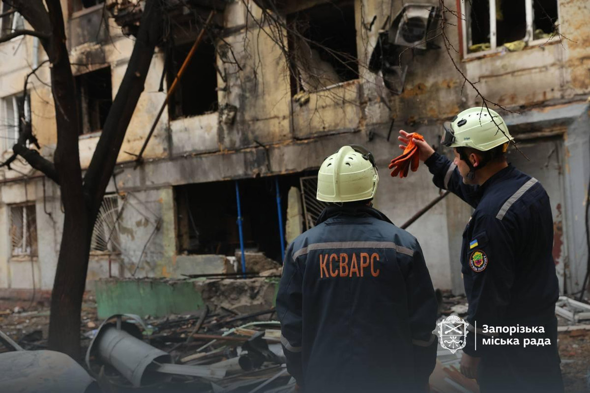 У Запоріжжі підрахували масштаби руйнувань від російських атак у січні (фото)