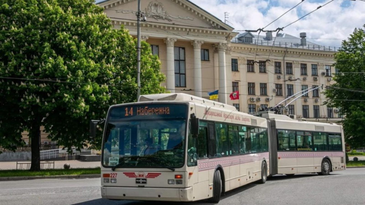 Ремонт на ділянці - у Запоріжжі два тролейбуси тимчасово змінять маршрут