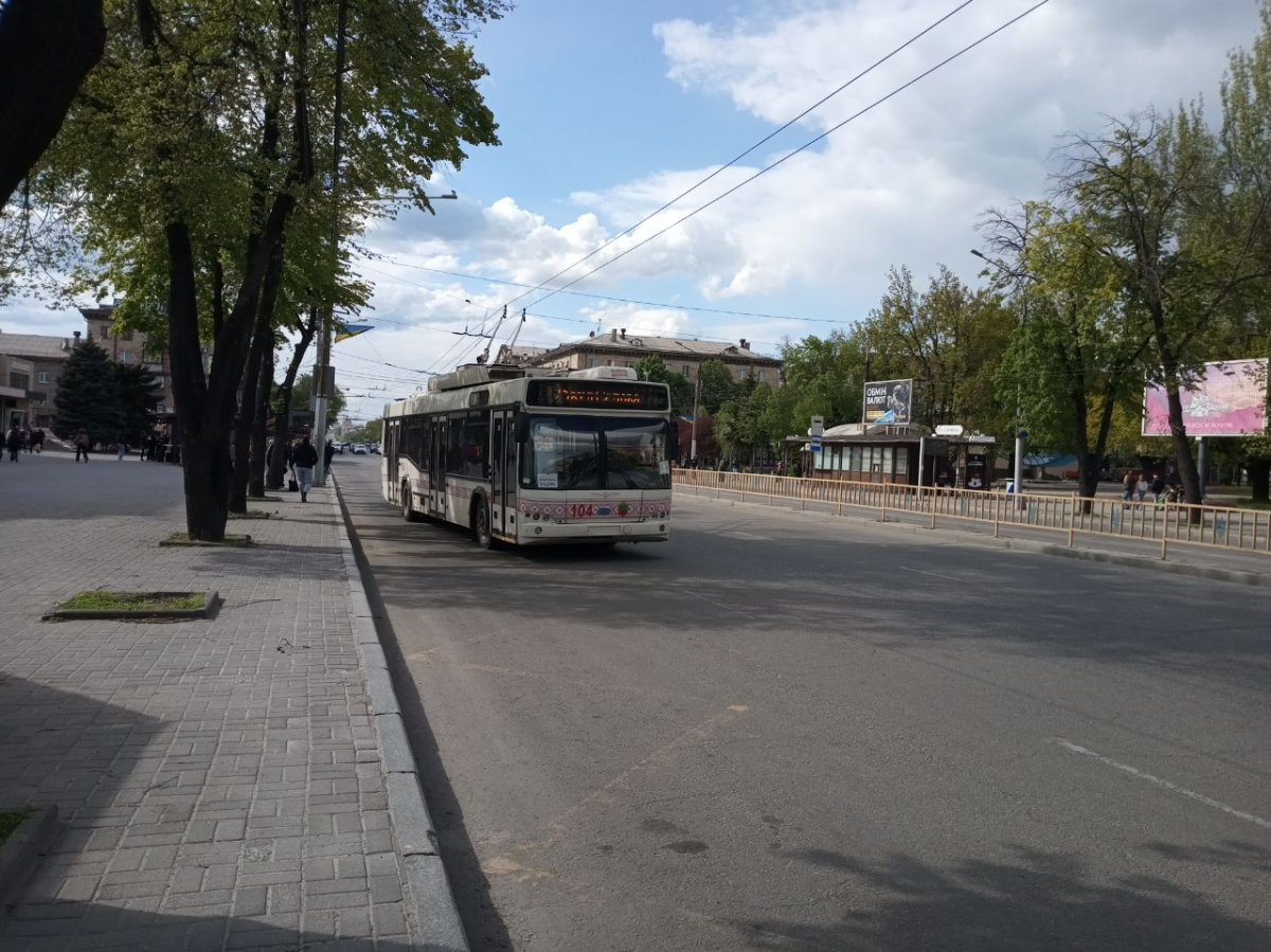 Запорізький тролейбус, фото Світлани Олійник