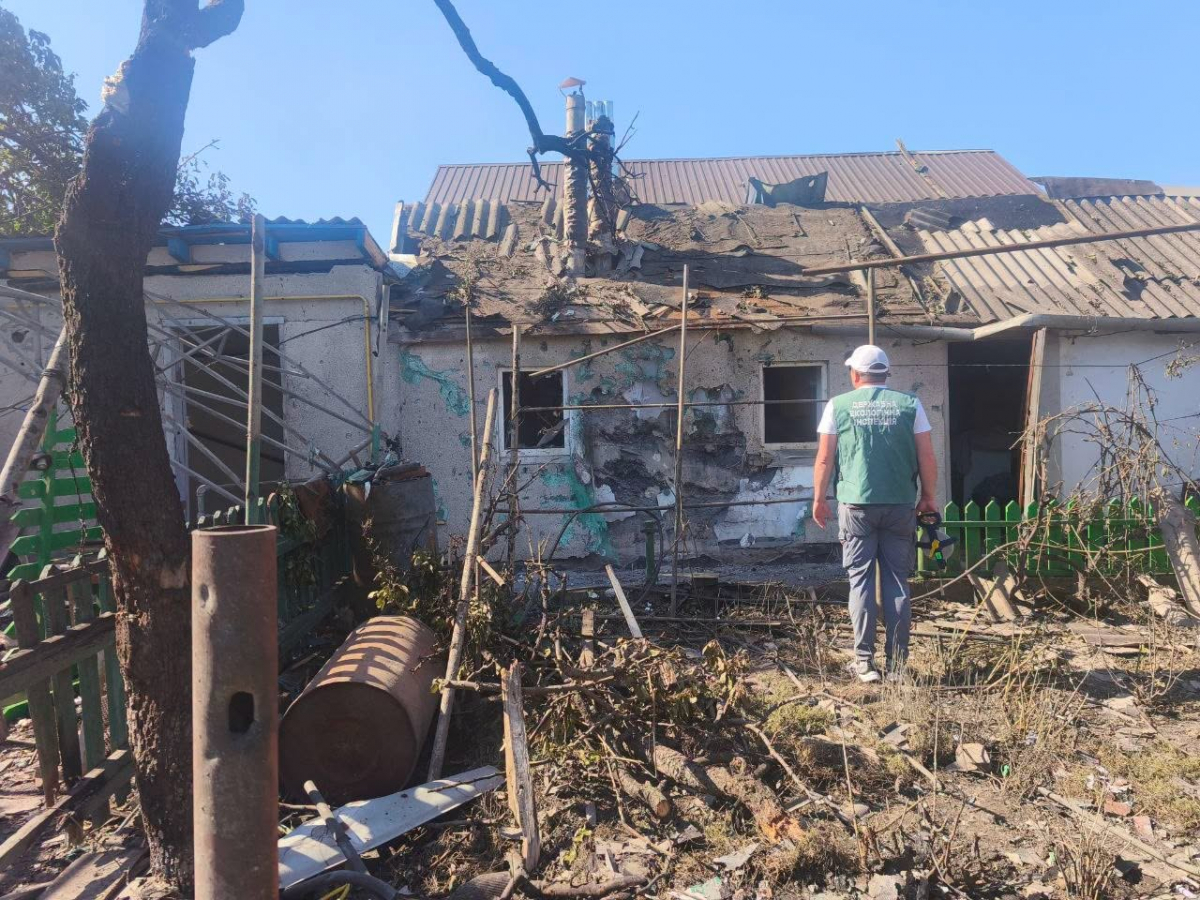 Спалені будинки й уламки дрона: у Запоріжжі виявили масштабне забруднення після атаки армії рф (фото)