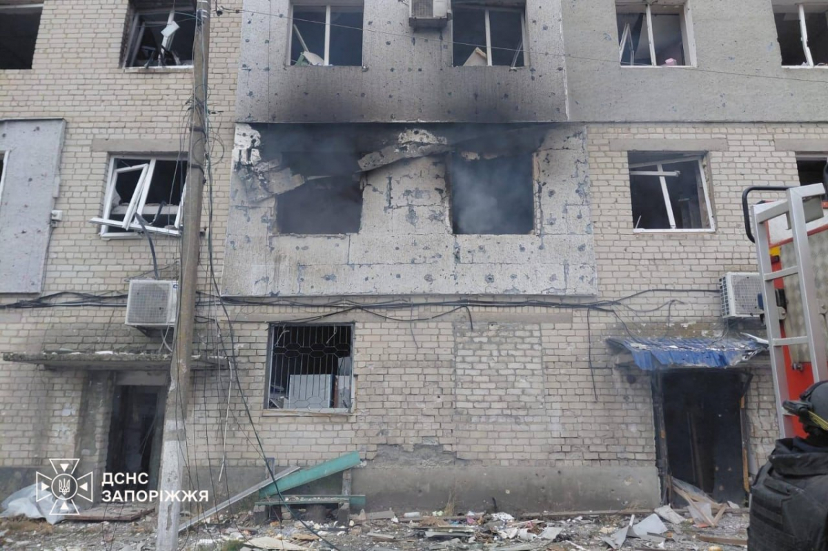 Наслідки ворожих ударів по Запорізькій області