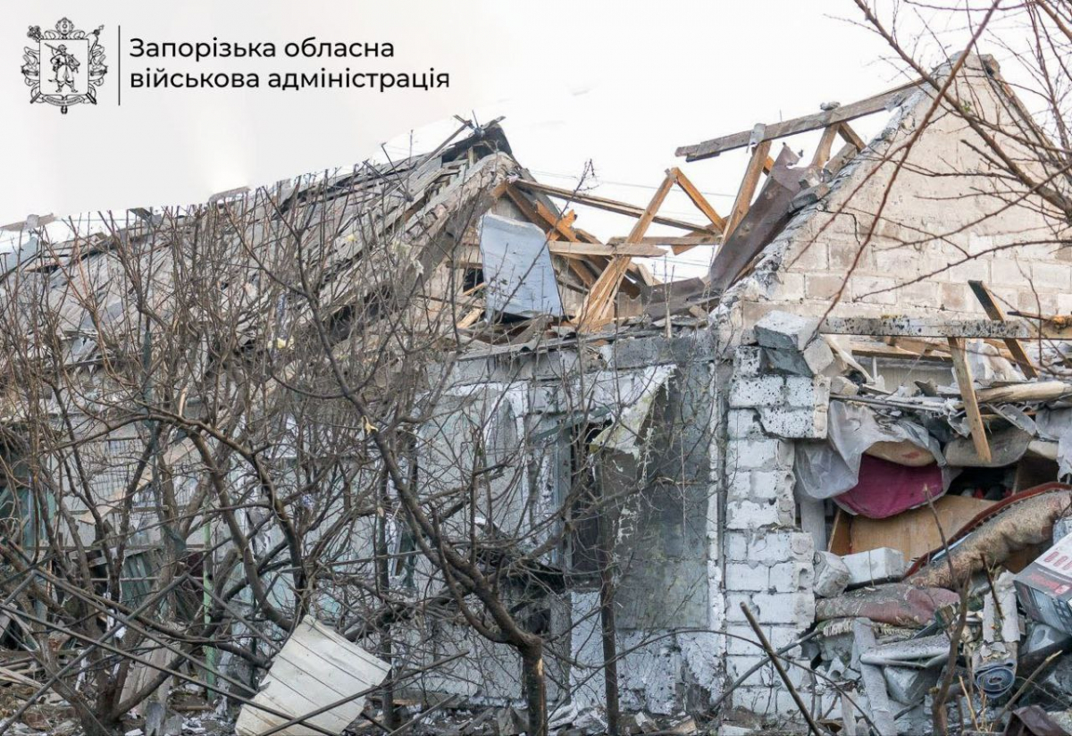 Ворог атакував безпілотниками Запорізький район - поранені літні люди (фото)