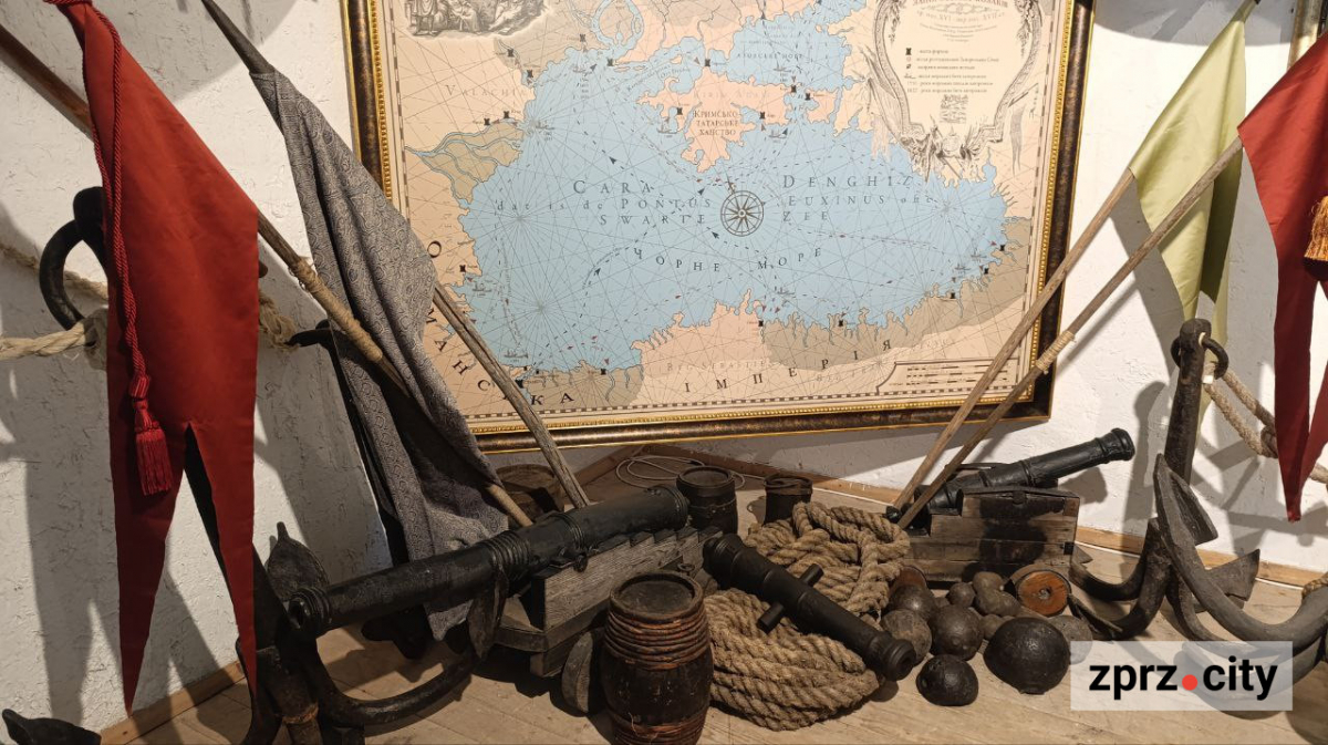 Під вітрилами історії — на Хортиці відкрили унікальну виставку про морські походи запорожців (фото)