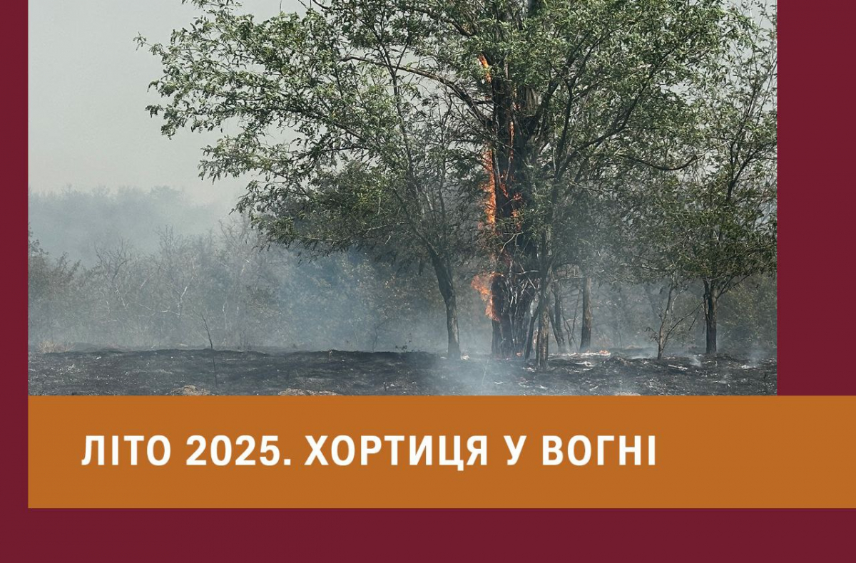 Хортиця після вогню - масштабна пожежа спустошила частину унікальної природи острова