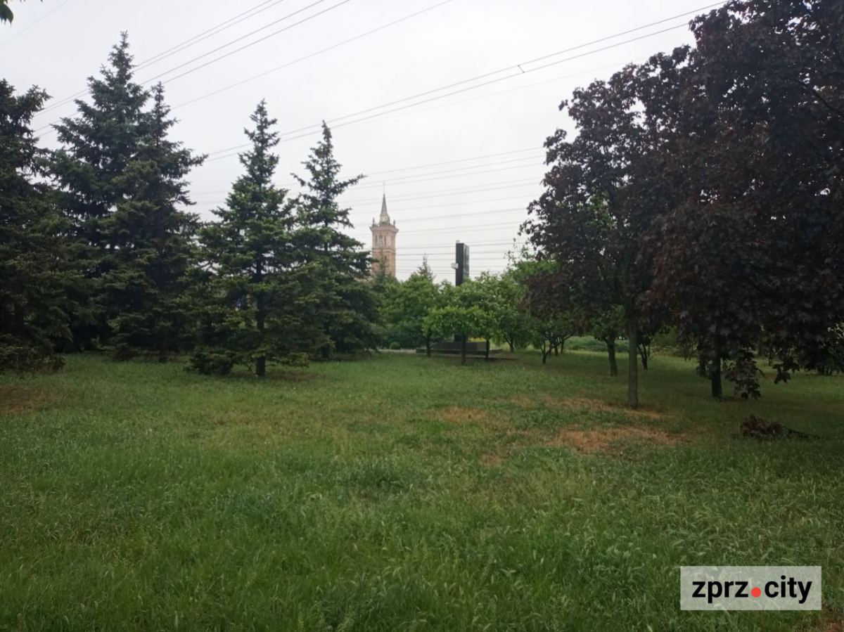 Після дощу сквер у центрі міста виглядає дуже красиво - фото