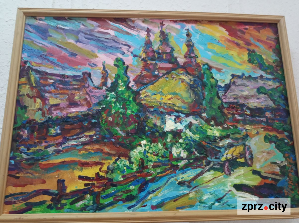 Запорізький музей тимчасово надав "дах" художникам з вернісажу у фонтана - фото