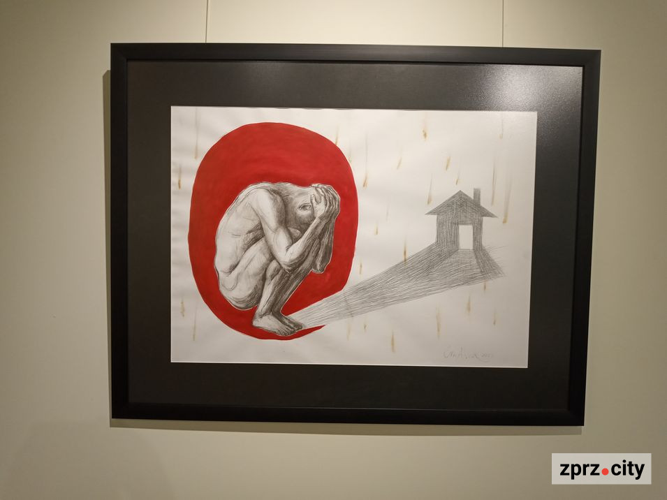 Запорізька художниця показала "кровоточиві" картини - фото