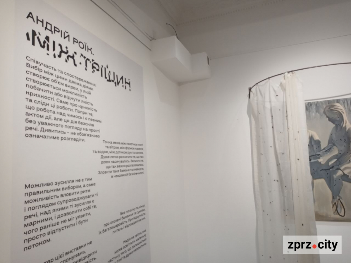 Для виставки львівського художника у Запоріжжя привезли дев'ять мішків землі з Оріхова (фото)