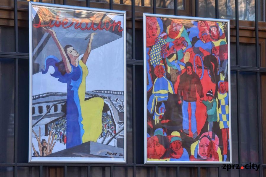 Відомий київський художник присвятив виставку героїчній боротьбі Запоріжжя проти рашистської навали