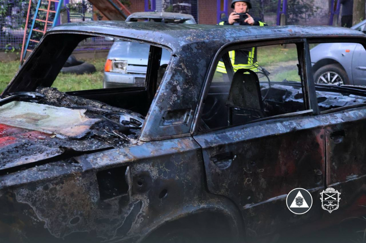 Наслідки ворожої атаки на Запоріжжя