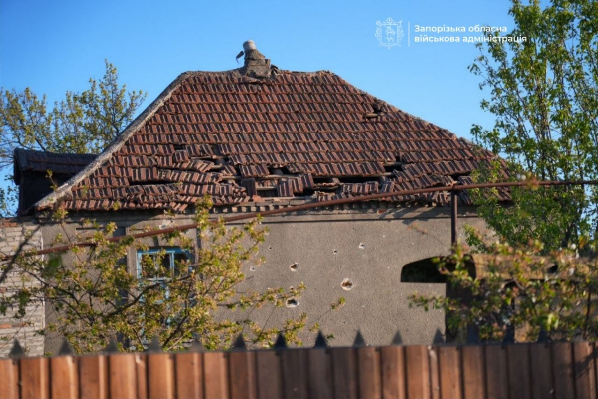 Наслідки обстрілу Запоріжжя 3 травня, фото ЗОВА