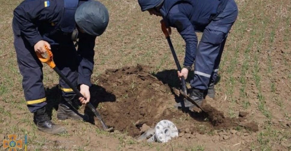 У Запорізькій області здетонували елементи нерозірваного снаряду
