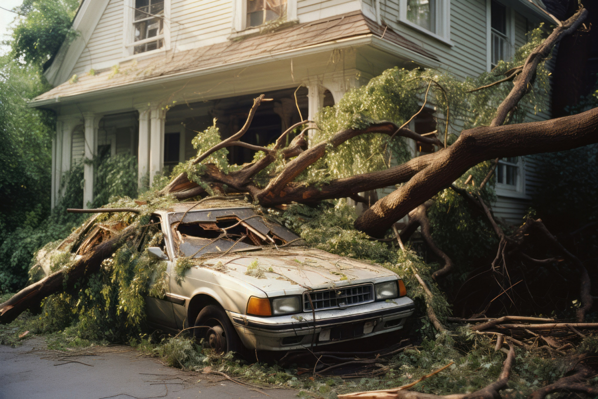 Компенсація за пошкоджене майно – інструкція, як відшкодувати кошти, якщо дерево пошкодило машину