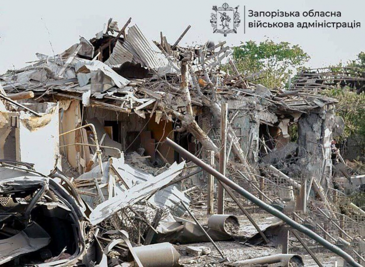 Вранці ворог атакував село у Запорізькій області та поранив чоловіка - наслідки обстрілів за добу