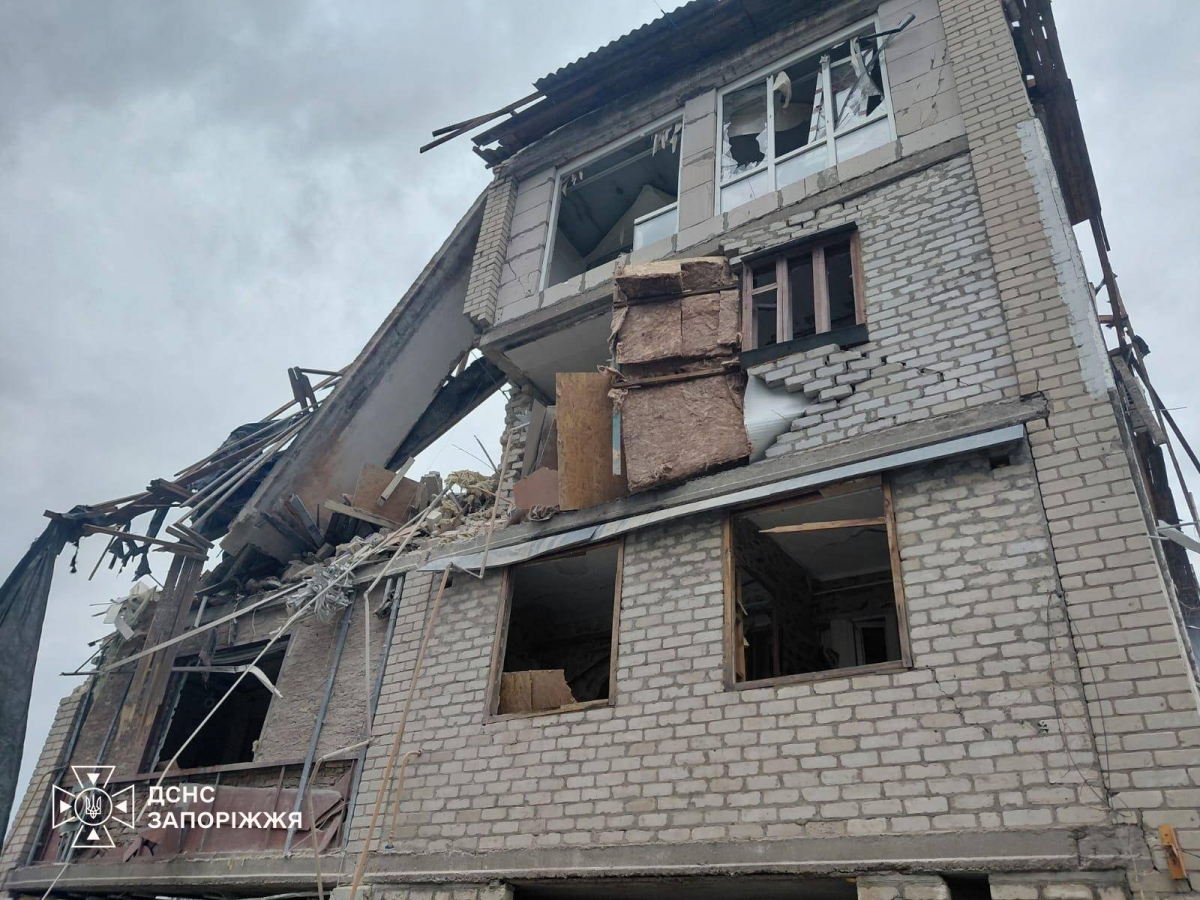Наслідки ворожих ударів по Запорізькій області