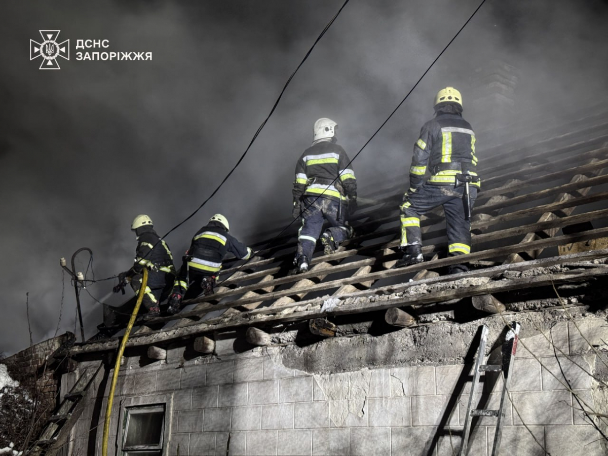 Рятувальники виявили тіло під час гасіння пожежі – у Запоріжжі чоловік загинув у власному будинку (фото, відео)
