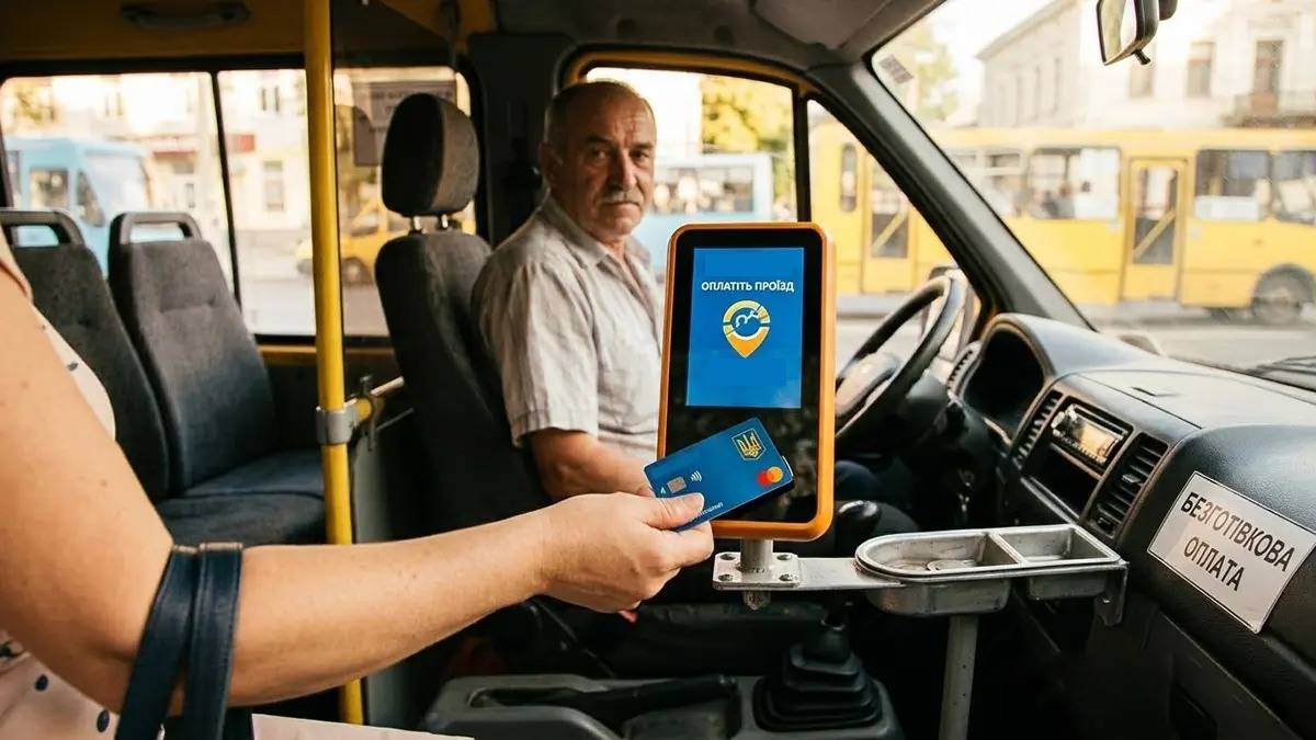 У маршрутках Запоріжжя хочуть запровадити оплату карткою