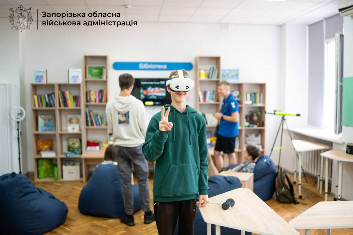 У Запоріжжі відкрили молодіжний простір з технологіями майбутнього (фото)