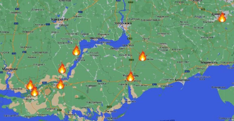 У Запорізькій області знищили дві російські бази та ворожий склад боєприпасів