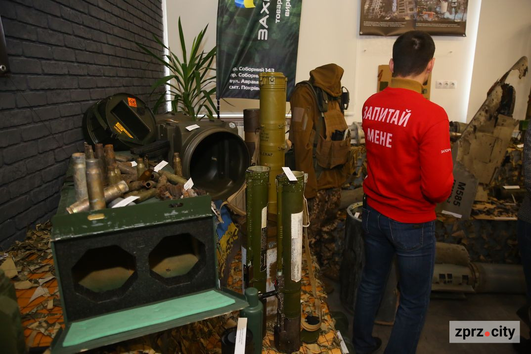 На запорізькій виставці показали унікальний експонат, за допомогою якого знищили ворожий танк