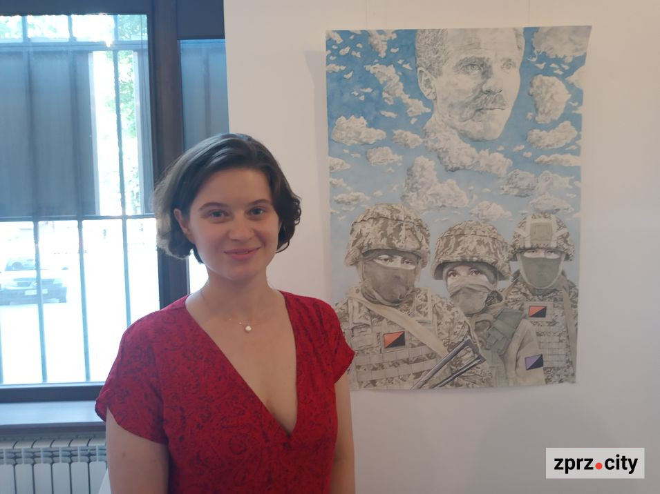 Стрічки, Махно і сучасні анархісти – в Запоріжжі можна побачити виставку художника з незвичайними поглядами