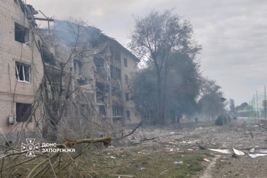 Наслідки ворожих ударів по Запорізькій області
