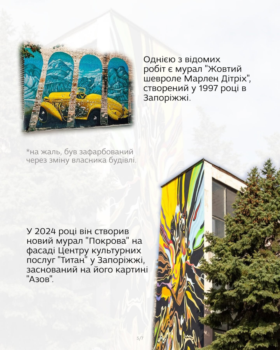 Відомий художник поділиться у Запоріжжі відчуттям життя у стані лімбо - ексклюзивне інтерв'ю