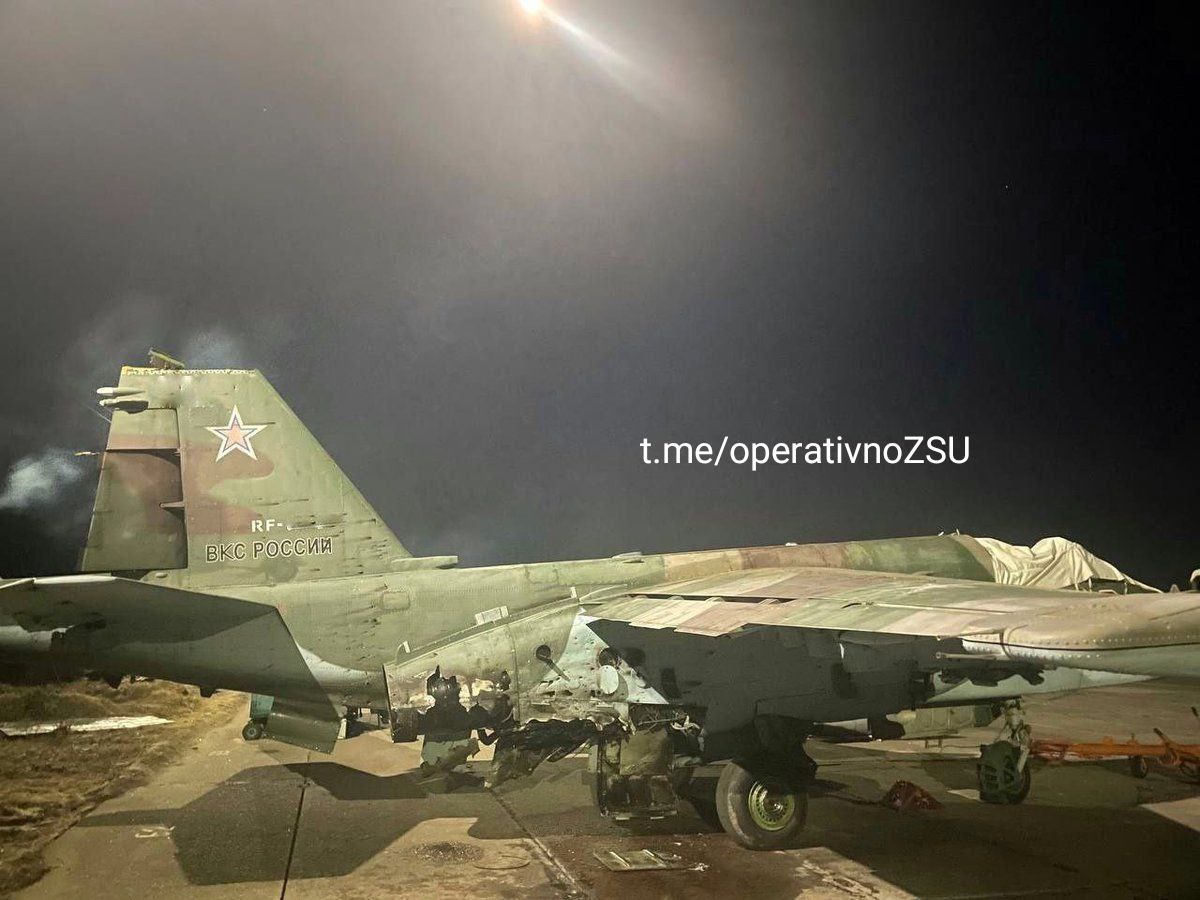 Як виглядає знищений на Запоріжжі російський літак - фото