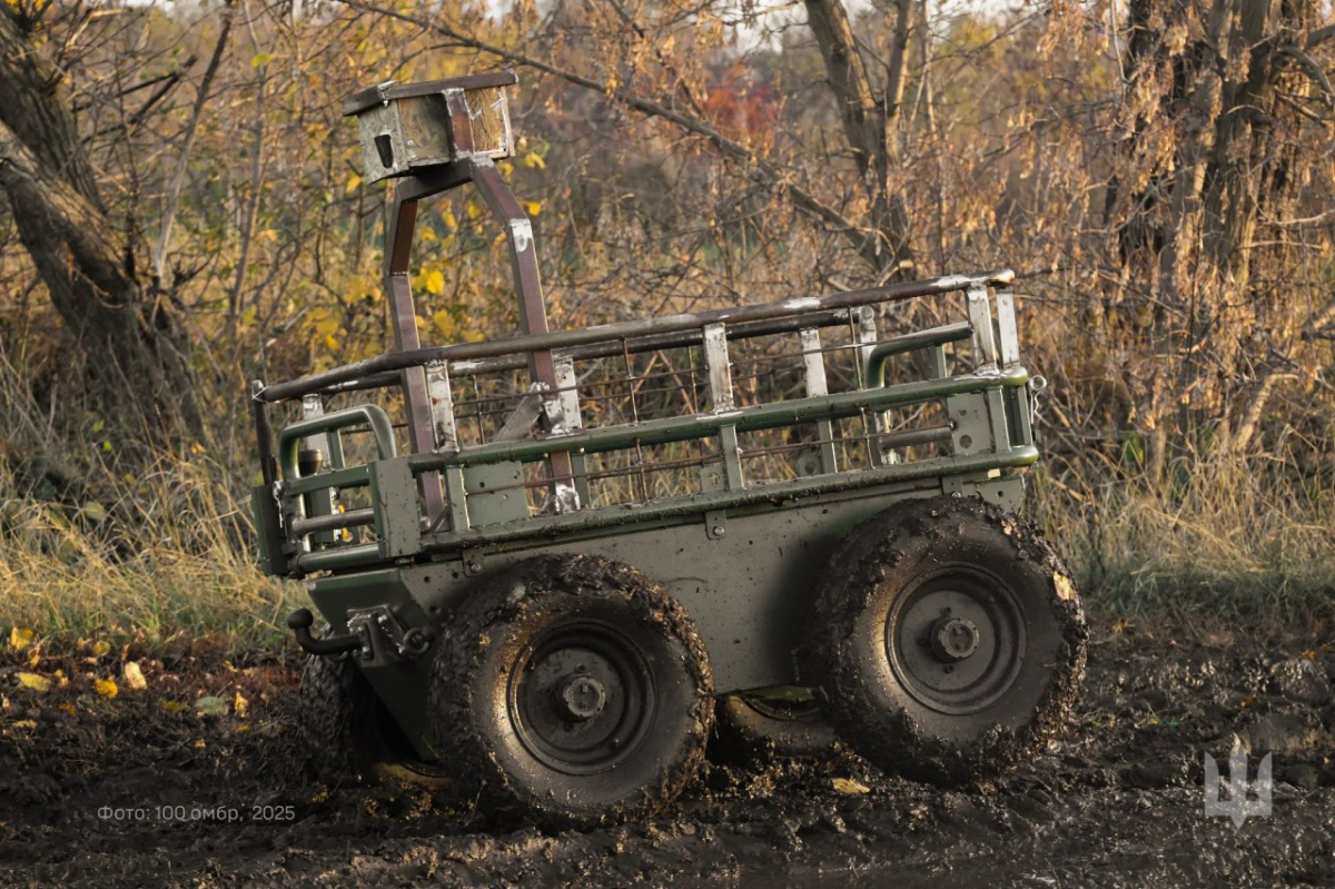 На Гуляйпільському напрямку в Запорізькій області наземний робот у два рейси евакуював чотирьох поранених воїнів з передової. Фото ілюстративне.